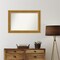Parlor Gold Non-Beveled Custom Framed Bathroom Vanity Wall Mirror
